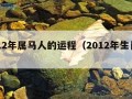 2012年属马人的运程（2012年生肖马）