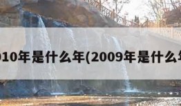 2010年是什么年(2009年是什么年)