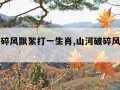 山河破碎风飘絮打一生肖,山河破碎风飘絮猜一生肖