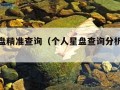 个人星盘精准查询（个人星盘查询分析完整版）