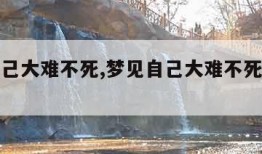 梦见自己大难不死,梦见自己大难不死是什么征兆