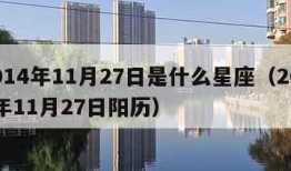 2014年11月27日是什么星座（2014年11月27日阳历）