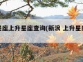 新浪星座上升星座查询(新浪 上升星座查询)