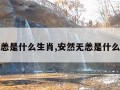 安然无恙是什么生肖,安然无恙是什么生肖呢