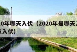 2020年哪天入伏（2020年是哪天入伏几点入伏）