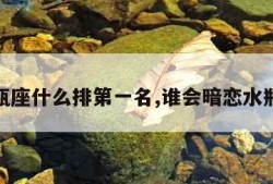 水瓶座什么排第一名,谁会暗恋水瓶座