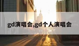 gd演唱会,gd个人演唱会