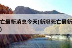 新冠死亡最新消息今天(新冠死亡最新消息今天新增)