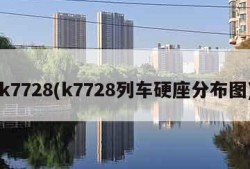 k7728(k7728列车硬座分布图)