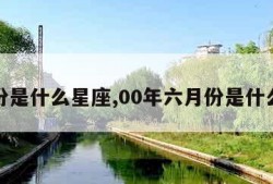 六月份是什么星座,00年六月份是什么星座