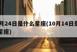 10月24日是什么星座(10月14日是什么星座)