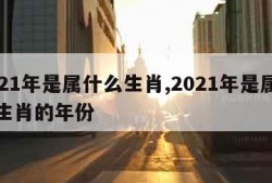 2021年是属什么生肖,2021年是属什么生肖的年份