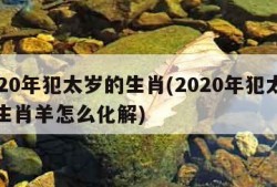 2020年犯太岁的生肖(2020年犯太岁的生肖羊怎么化解)