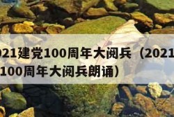 2021建党100周年大阅兵（2021建党100周年大阅兵朗诵）