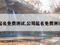 公司起名免费测试,公司起名免费测试评分