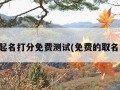 宝宝起名打分免费测试(免费的取名软件)