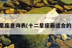 个人星座查询表(十二星座最适合的珠宝)