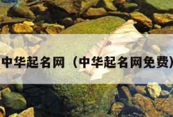 中华起名网（中华起名网免费）