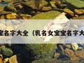 宝宝名字大全（乳名女宝宝名字大全）