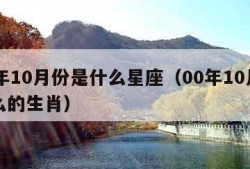 00年10月份是什么星座（00年10月属什么的生肖）