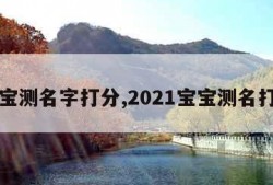 宝宝测名字打分,2021宝宝测名打分