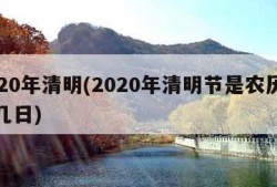 2020年清明(2020年清明节是农历几月几日)