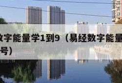 易经数字能量学1到9（易经数字能量学1到9手机号）