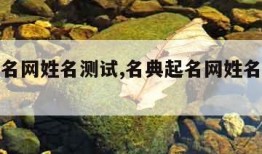 名典起名网姓名测试,名典起名网姓名测试两人关系