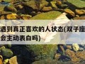 双子座遇到真正喜欢的人状态(双子座遇到喜欢的人会主动表白吗)