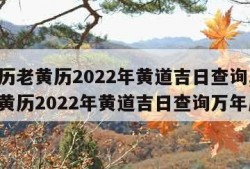 万年历老黄历2022年黄道吉日查询,万年历老黄历2022年黄道吉日查询万年历