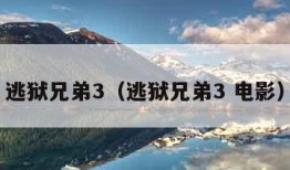 逃狱兄弟3（逃狱兄弟3 电影）