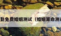 算卦免费婚姻测试（婚姻算命测试）