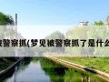 梦见被警察抓(梦见被警察抓了是什么意思)