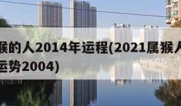 属猴的人2014年运程(2021属猴人全年运势2004)