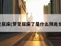 梦见尿床(梦见尿床了是什么预兆女性)