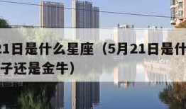 5月21日是什么星座（5月21日是什么星座双子还是金牛）