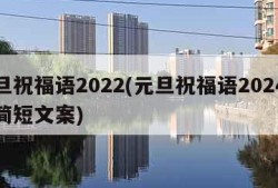 元旦祝福语2022(元旦祝福语2024最火简短文案)