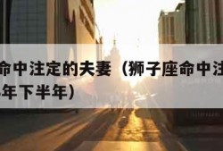 狮子座命中注定的夫妻（狮子座命中注定的夫妻2023年下半年）