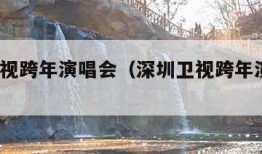 深圳卫视跨年演唱会（深圳卫视跨年演唱会fx组合）