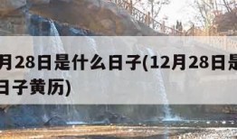 12月28日是什么日子(12月28日是什么日子黄历)