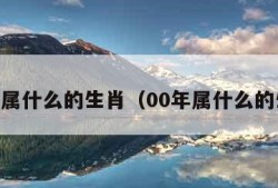 90年属什么的生肖（00年属什么的生肖）