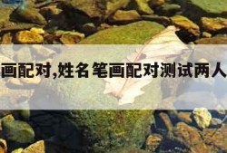 姓名笔画配对,姓名笔画配对测试两人关系除以2