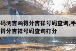 手机号码测吉凶得分吉祥号码查询,手机号码测吉凶得分吉祥号码查询打分