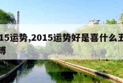 2015运势,2015运势好是喜什么五行微博