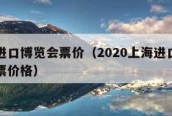 上海进口博览会票价（2020上海进口博览会门票价格）