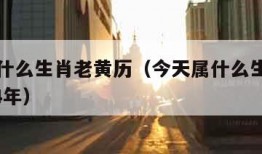 今天属什么生肖老黄历（今天属什么生肖老黄历2024年）