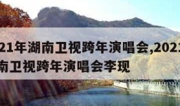 2021年湖南卫视跨年演唱会,2021年湖南卫视跨年演唱会李现