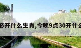 今晚必开什么生肖,今晚9点30开什么生肖