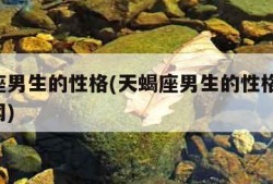 天蝎座男生的性格(天蝎座男生的性格脾气 半藏网)