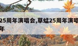 草蜢25周年演唱会,草蜢25周年演唱会是哪一年